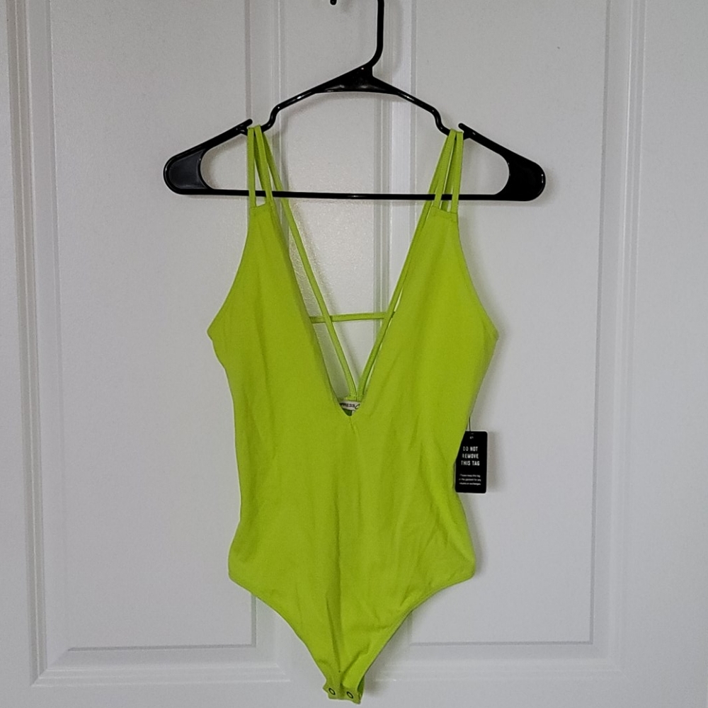 Lime Green Body Suit